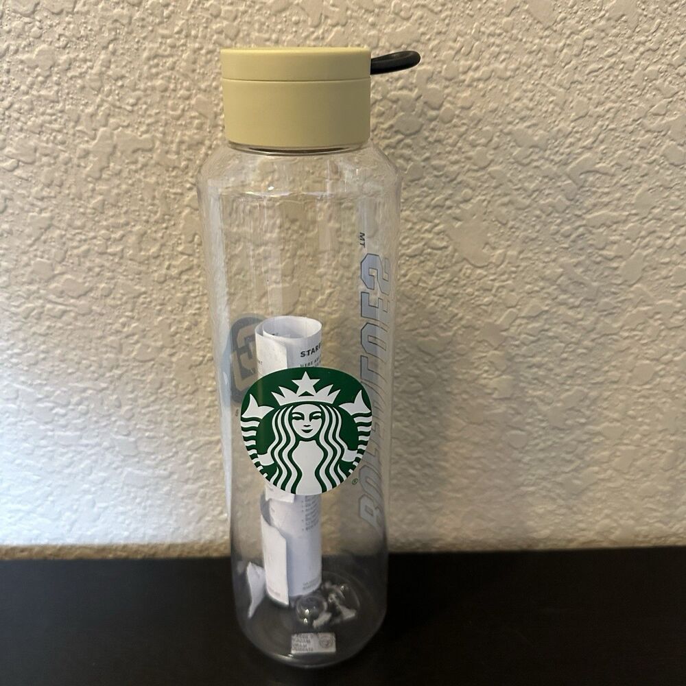 NEW Starbucks‎ University Of Colorado Buffaloes Plastic Water Bottle 24 oz